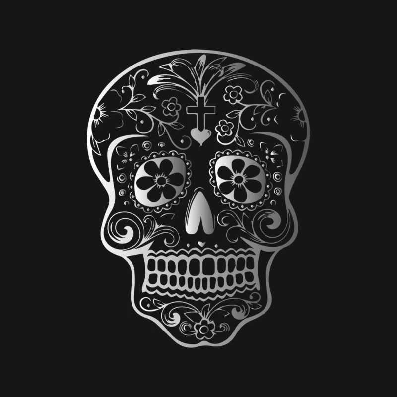 Day Of Dead Sugar Skull Mouse Pad