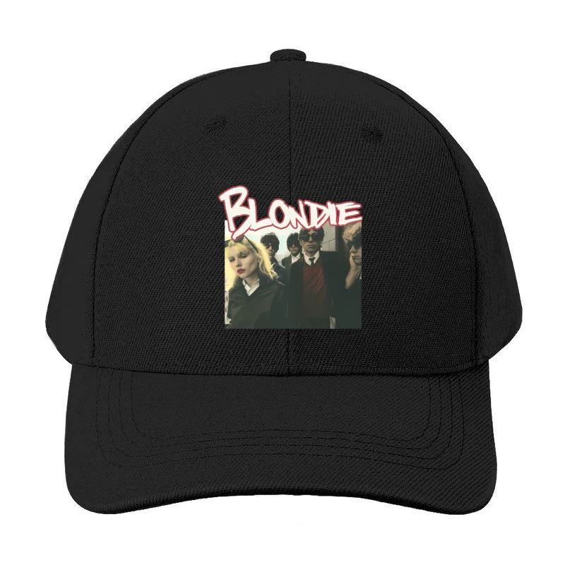 Vintage Blondie Band Album Cover from the 1970s New Wave Era Baseball Cap