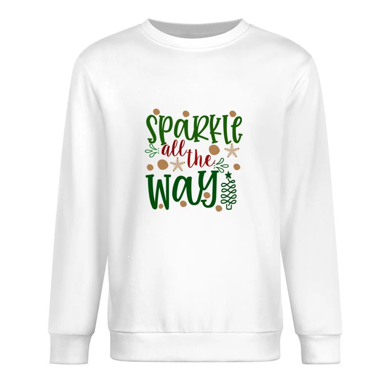 Fête étincelante de Noël Homme Sweat-shirt à enfiler