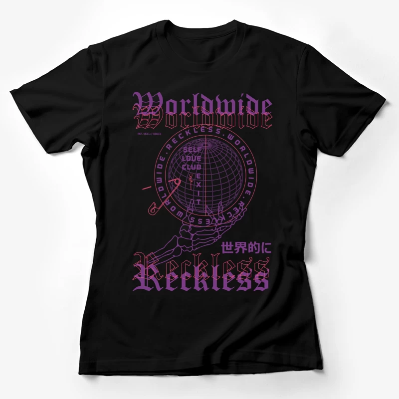 Weltweites Reckless-Design Damen T-Shirt