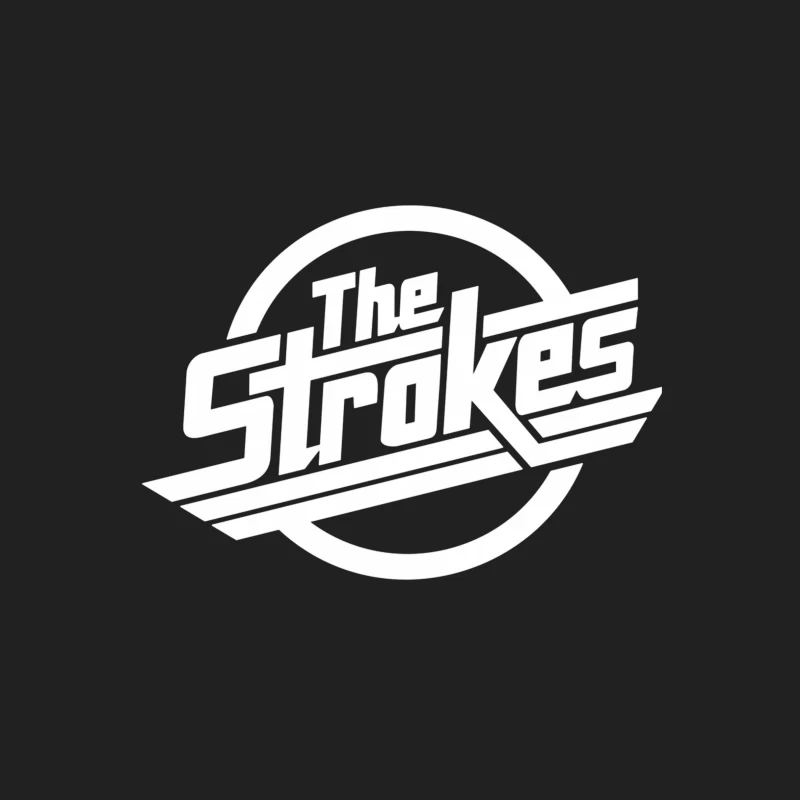 The Strokes Band Logo Outline Bucket Hat