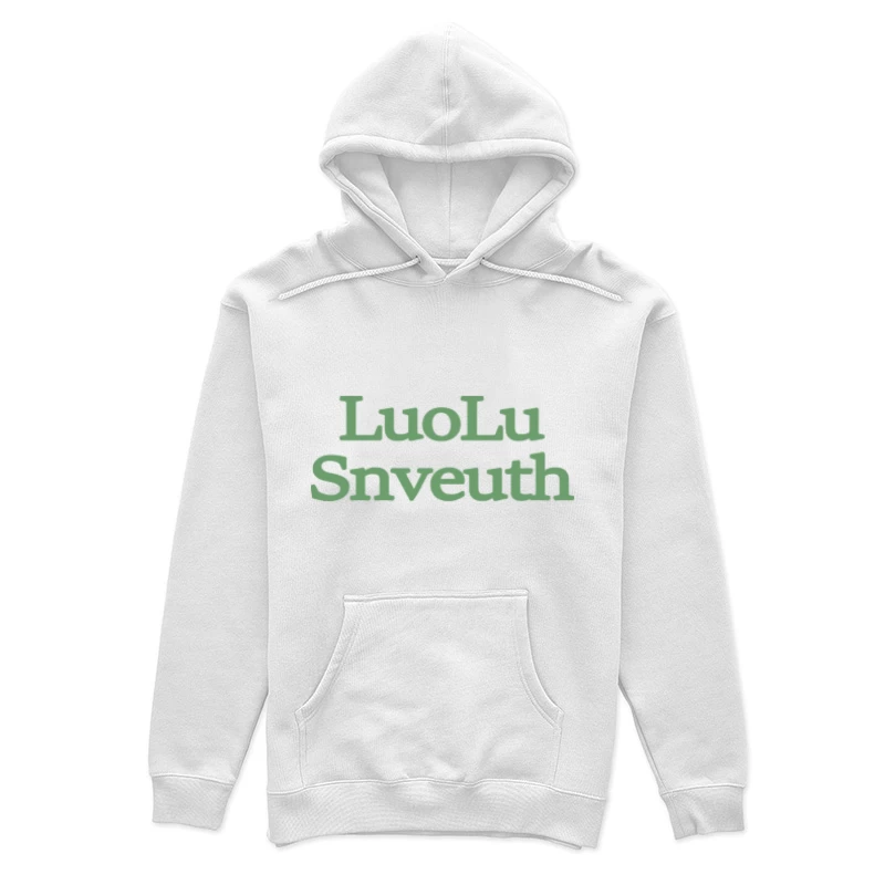 Grüner Textdesign Damen Pullover Hoodie