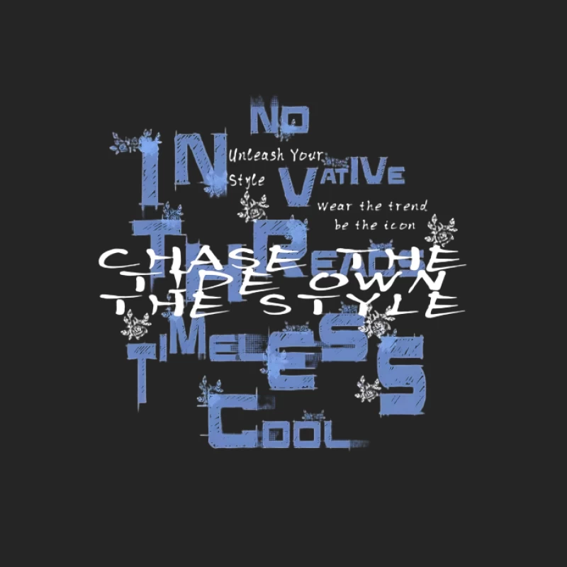 Slogan de mode pour le style et l'innovation Homme Sweat-shirt à enfiler
