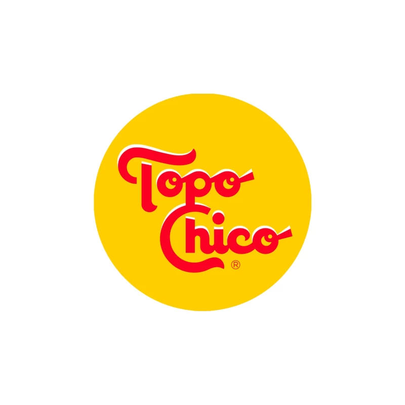 Topo Chico Logo  3 Throw Pillow