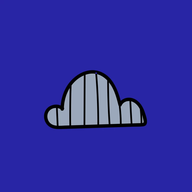 Nuage abstrait rayé Homme Débardeur