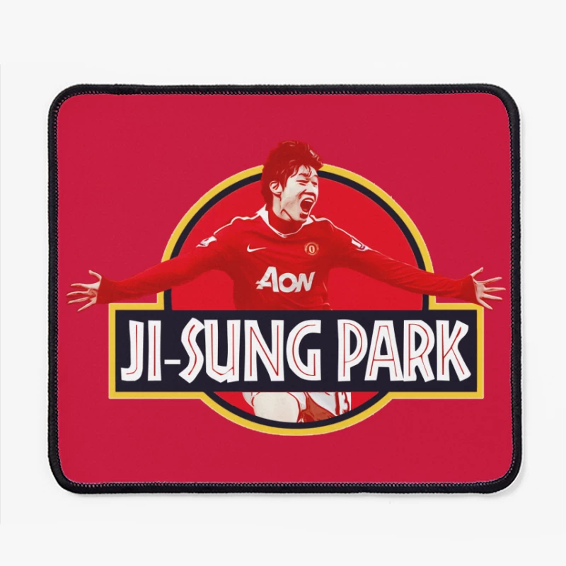 Retro Man United - PARK JI SUNG Mouse Pad