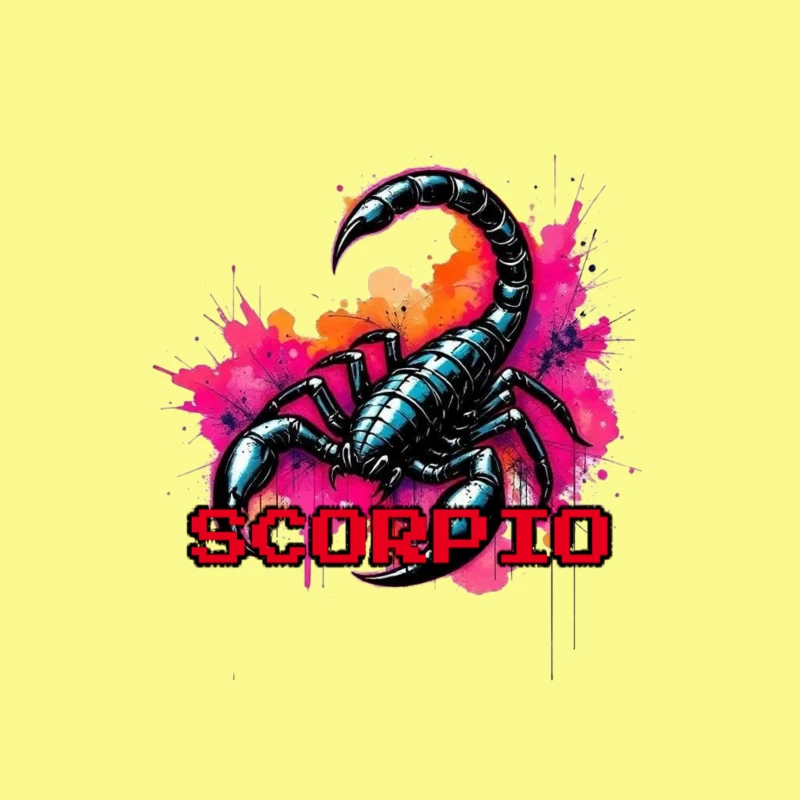 Scorpio Zodiac Art Tapestry