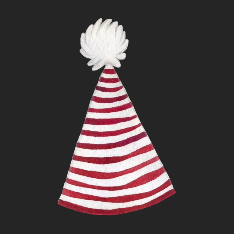 Chapeau rayé rouge et blanc Homme Sweat-shirt à enfiler