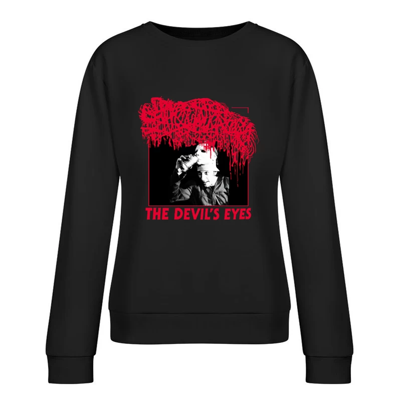 Sanguisugabogg The Devil's Eyes Female Pullover Sweatshirt