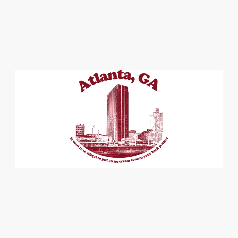 Atlanta, Georgia   Retro Humor Tourist Design Coffee Mug
