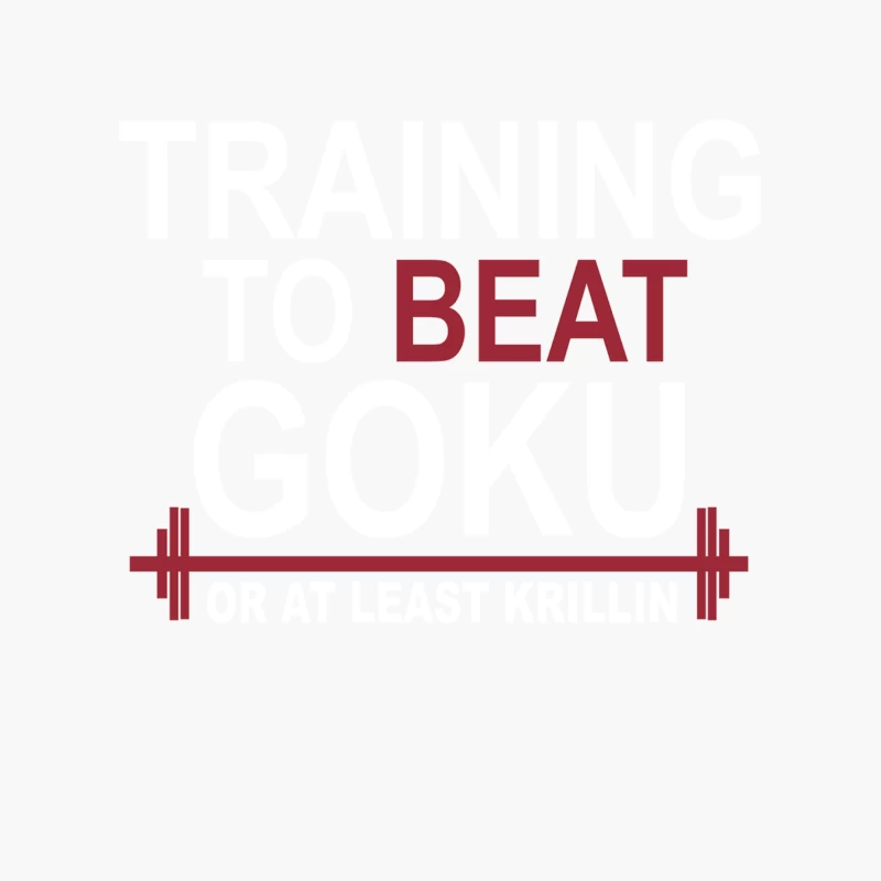Train Insaiyan Gym Training to Beat Goku or Krillin DBZ Dragon Ball Z Cotton Tote Bag