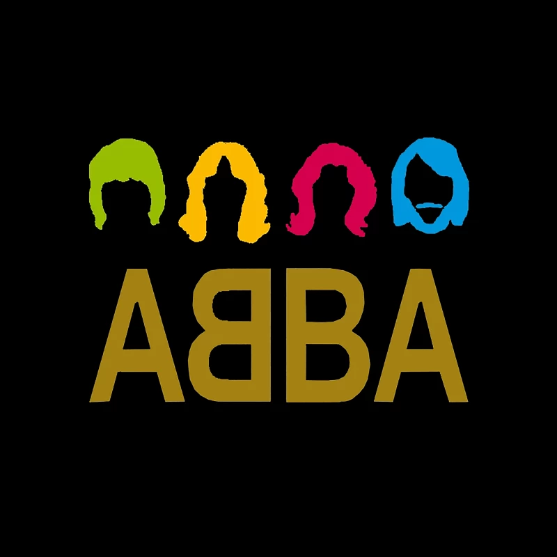 Abba Band Colorful Tapestry