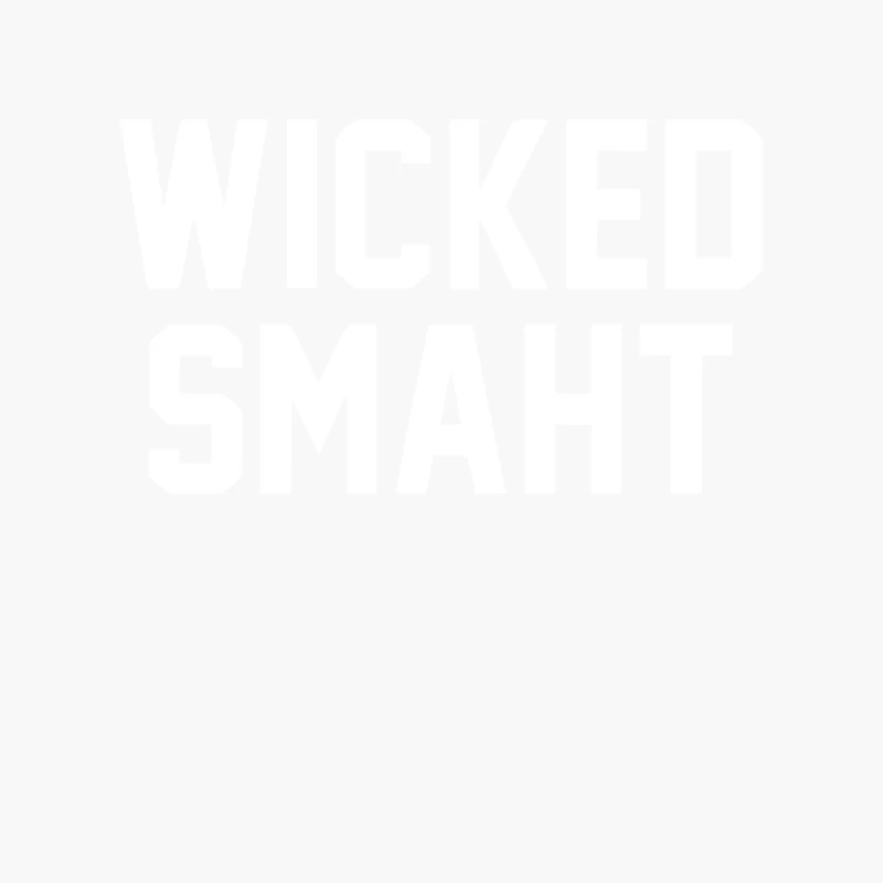 Wicked Smaht Funny Cotton Tote Bag