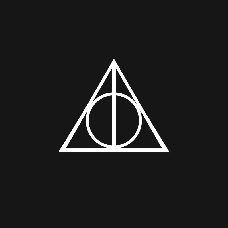 DEATHLY HALLOWS TRIANGLE Desk Mat