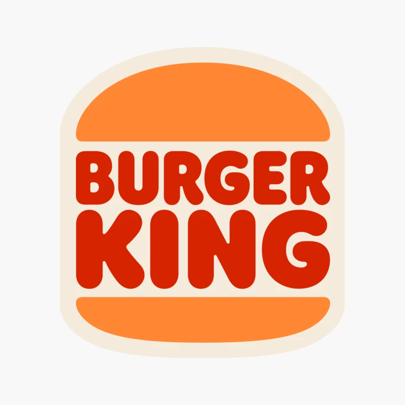 Retro Burger King Logo Cotton Tote Bag
