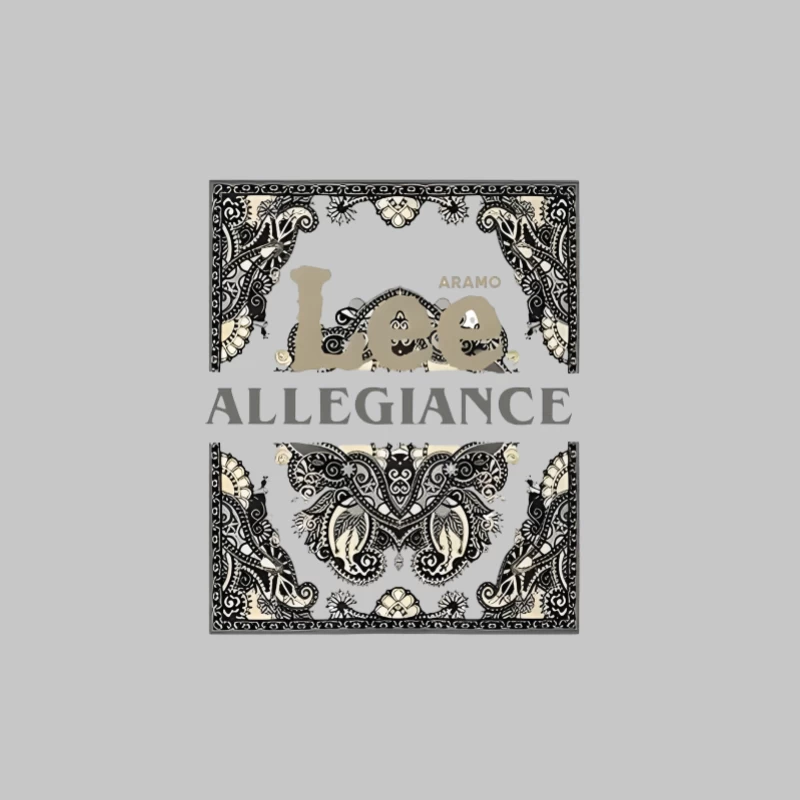 Motif Bandana Alamo Lee Allegiance Homme Manches Longues T-Shirt