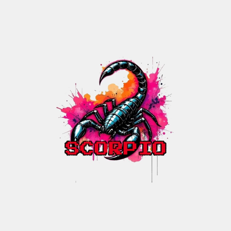 Scorpio Zodiac Art Male Tank Top