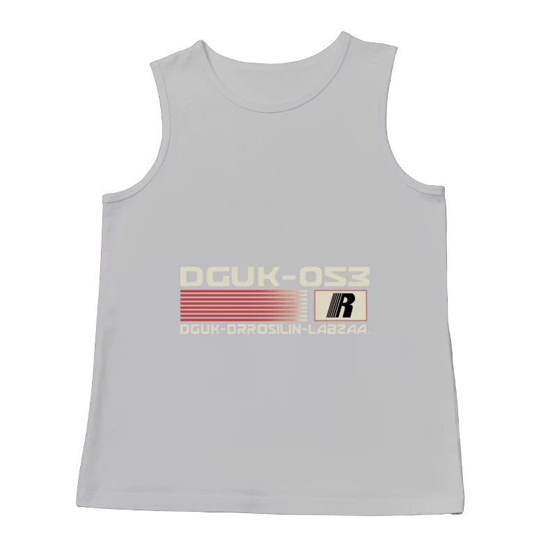 Design-Grafik DGUK-Logo Rot Herren Tanktops