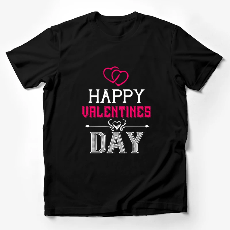 Carte de Saint-Valentin avec coeurs Homme T-Shirt