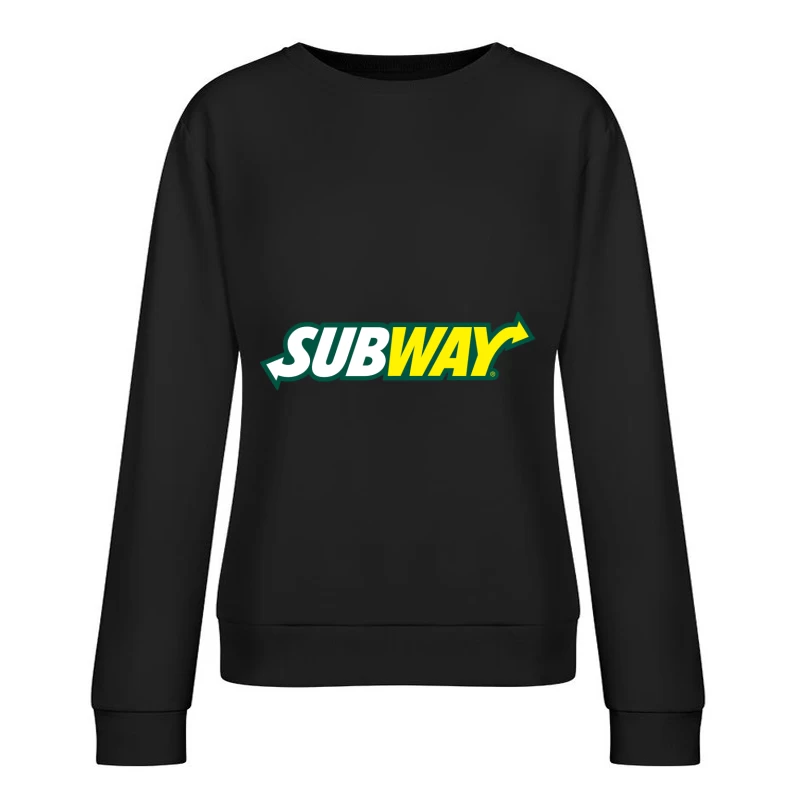 Subway Restaurant Logo Female Pullover Sweatshirt