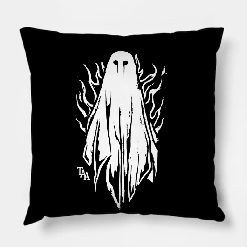 The Amity Affliction Ghost Throw Pillow