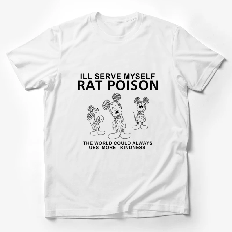 Poison et gentillesse : une illustration humoristique Homme T-Shirt