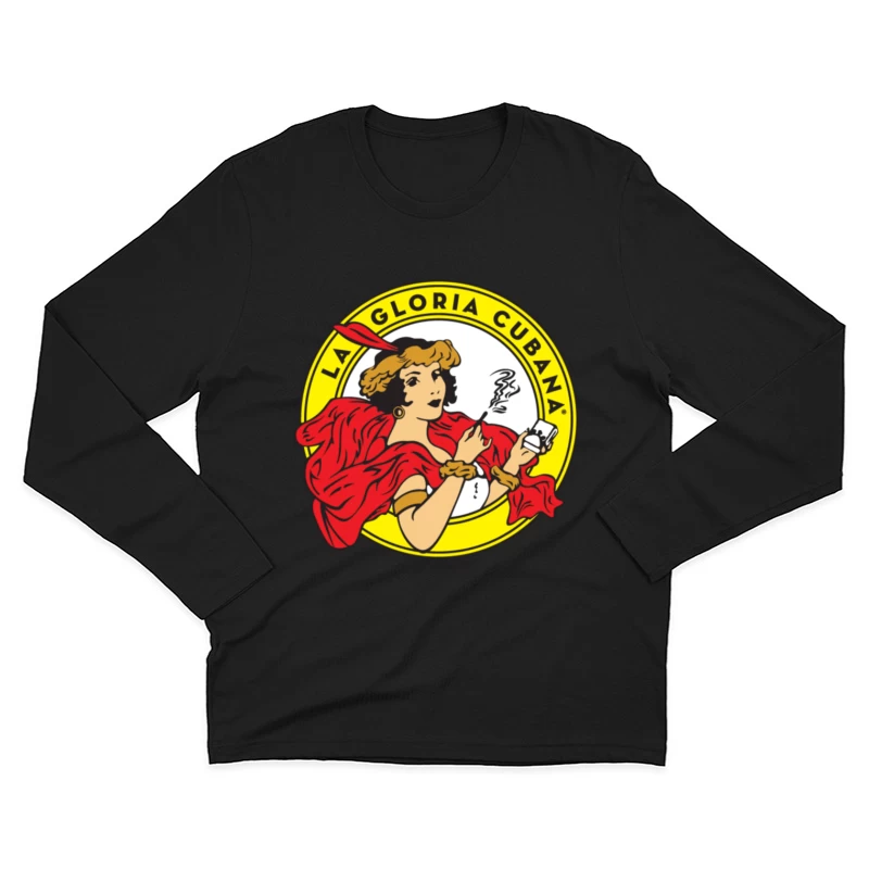 La gloria Cubana Cigar Male Long Sleeve T-Shirt