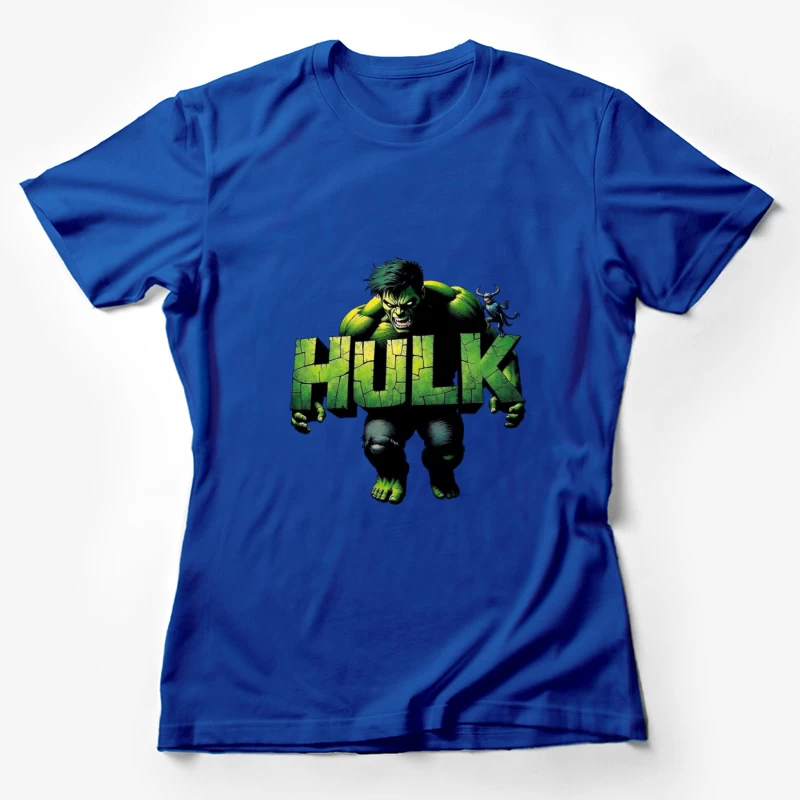 Hulk Comic Art Female T-Shirt