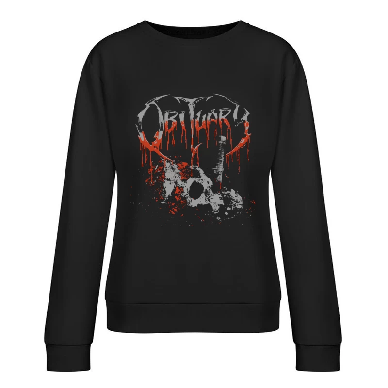 Obituary Gijon Female Pullover Sweatshirt