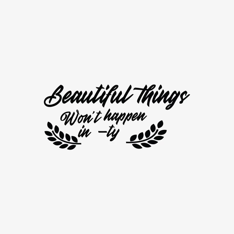 Citation inspirante sur les belles choses Homme Manches Longues T-Shirt