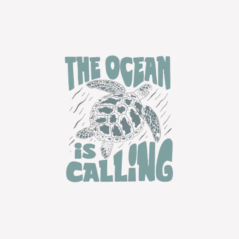 Die Stimme des Meeres: Inspiriert von der Schildkröte Herren T-Shirt