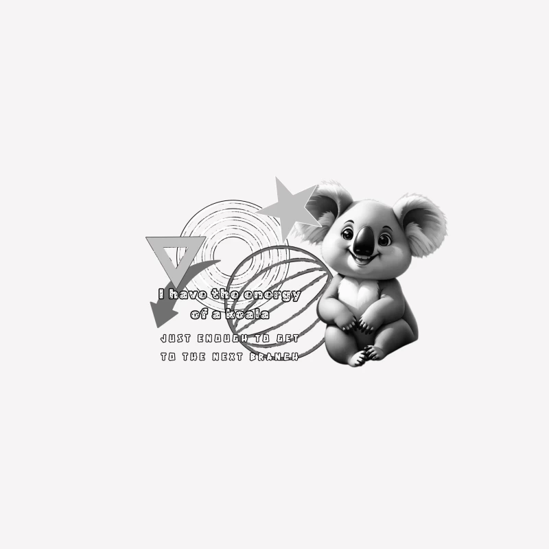 Koala Energy Quote Female T-Shirt