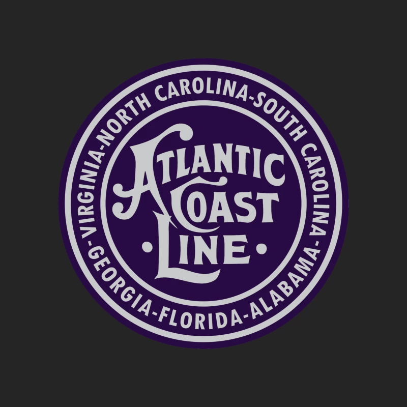 Atlantic Coast Line Railroad Male Pullover Sweatshirt