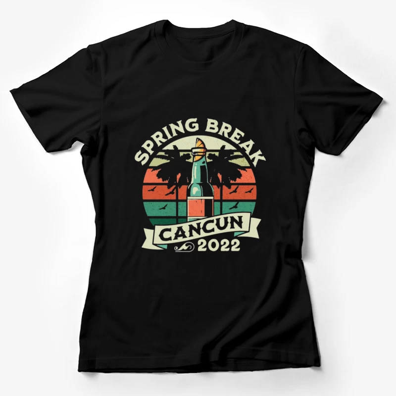 Frühlingsferien Cancun 2022 Design Damen T-Shirt