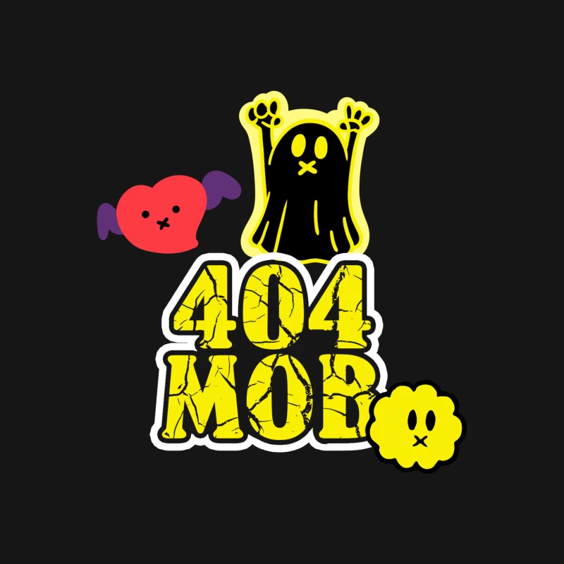 404 MOB Geisterherz Emblem Herren T-Shirt