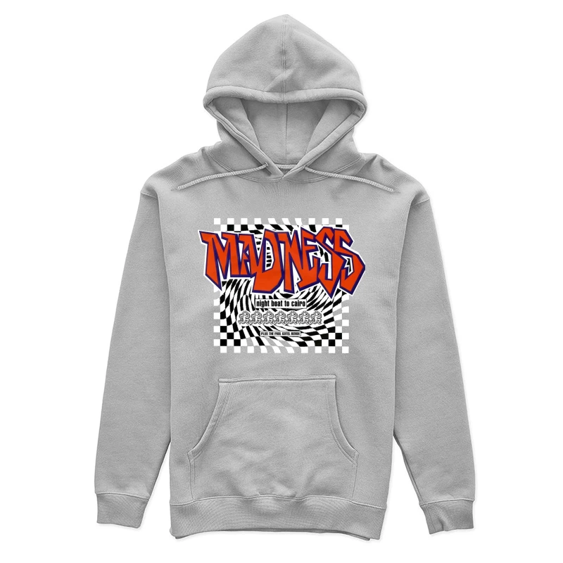 Madness - Night Boat to Cairo Album Cover with Checkerboard Design Female Pullover Hoodie