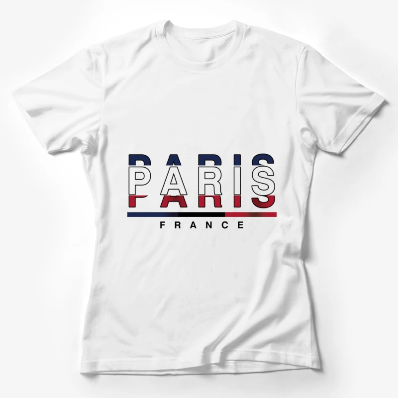 Stilvolles Paris-Design mit französischen Farben Damen T-Shirt