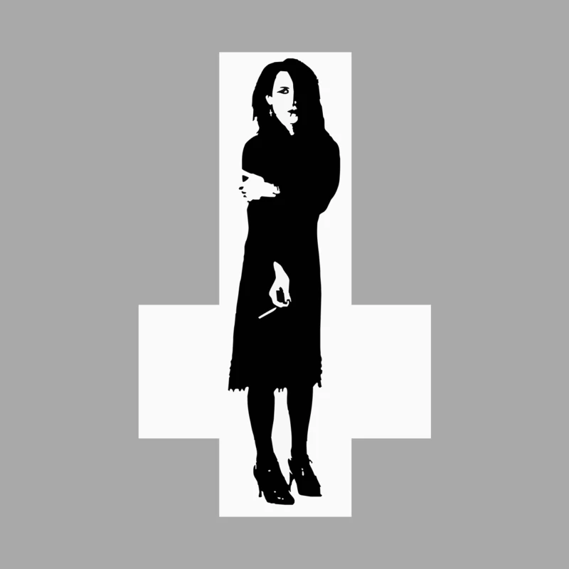 Rozz Williams Female Pullover Hoodie