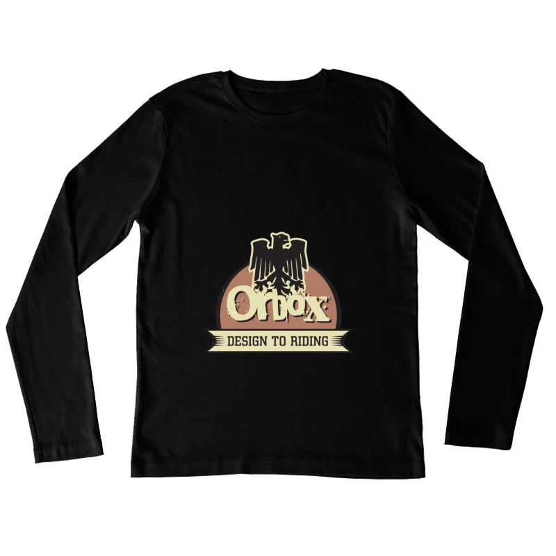 Design vintage d'Orbox Femme Manches Longues T-Shirt