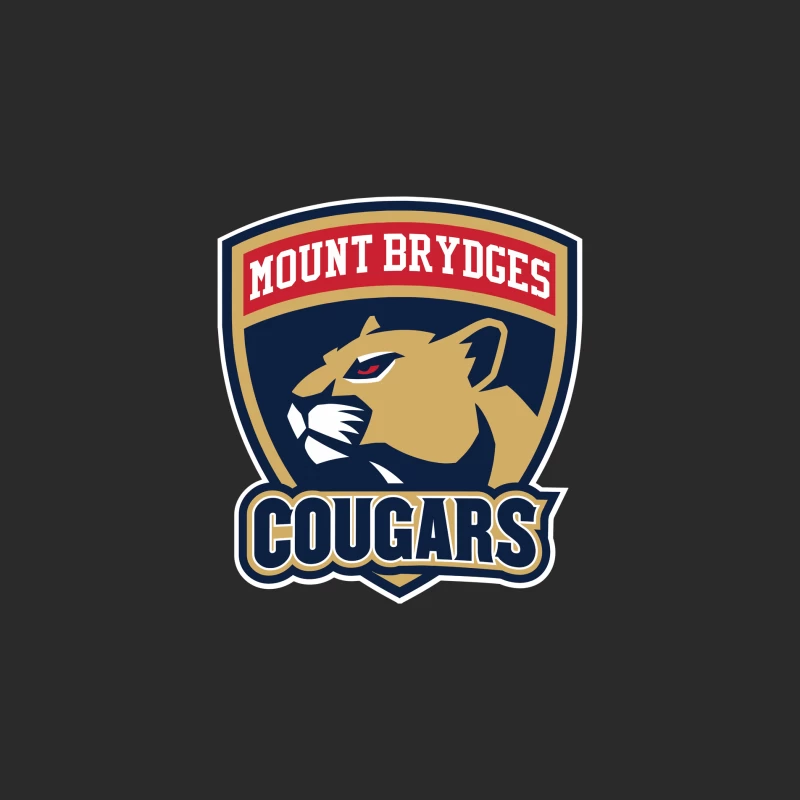 Mount Brydges Cougars Team Sports Logo Baseball Cap