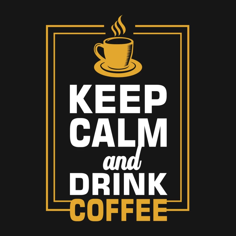 Gardez votre calme et buvez du café Femme T-Shirt