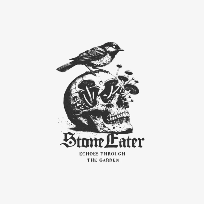 Crâne avec un oiseau Femme Sweat-shirt à enfiler
