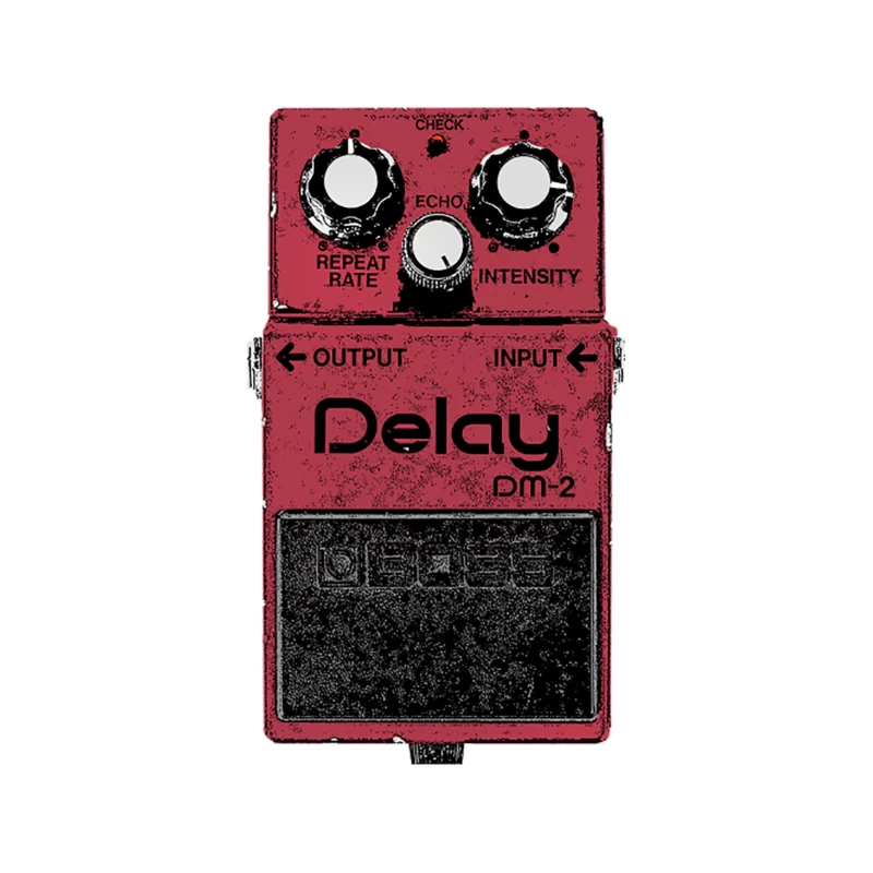 DM-2 Delay Pedal Guitar FX Fan Art Design Tapestry