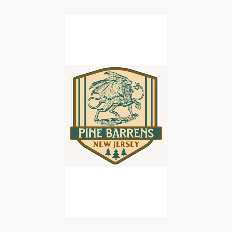 Jersey Devil Travel Badge iPhone Case