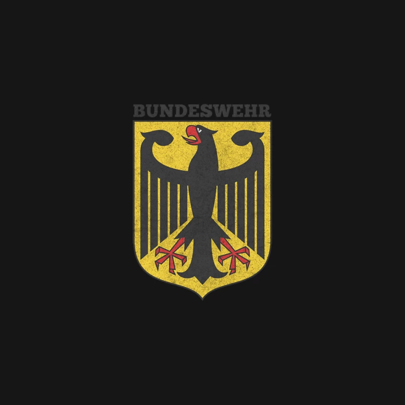 Bundeswehr  Deutsche German Coat Of Arms Faded Design 2 Desk Mat