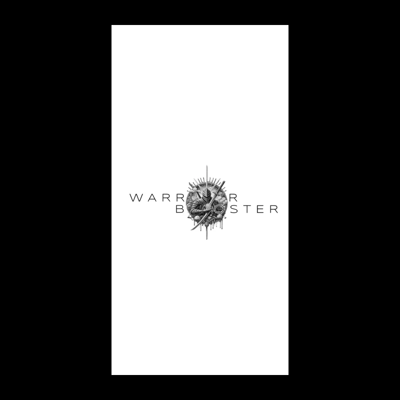 Warrior Booster Medieval Helmet Logo Design iPhone Case