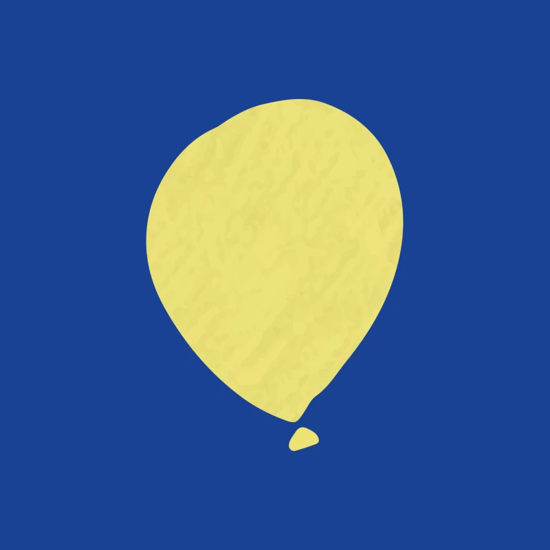Ballon jaune simple Femme T-Shirt