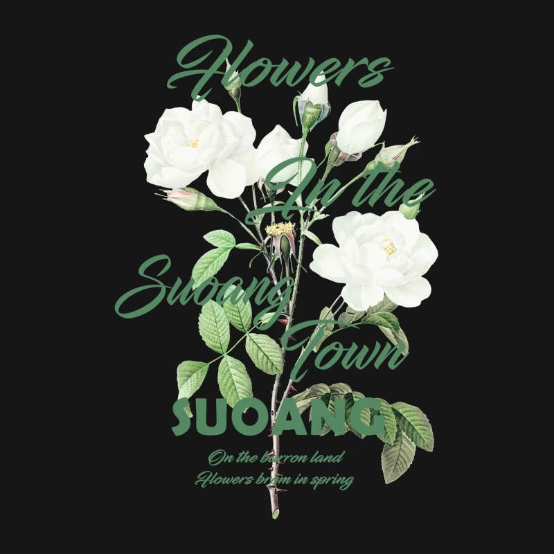 Blumen im Suoang Town Damen T-Shirt