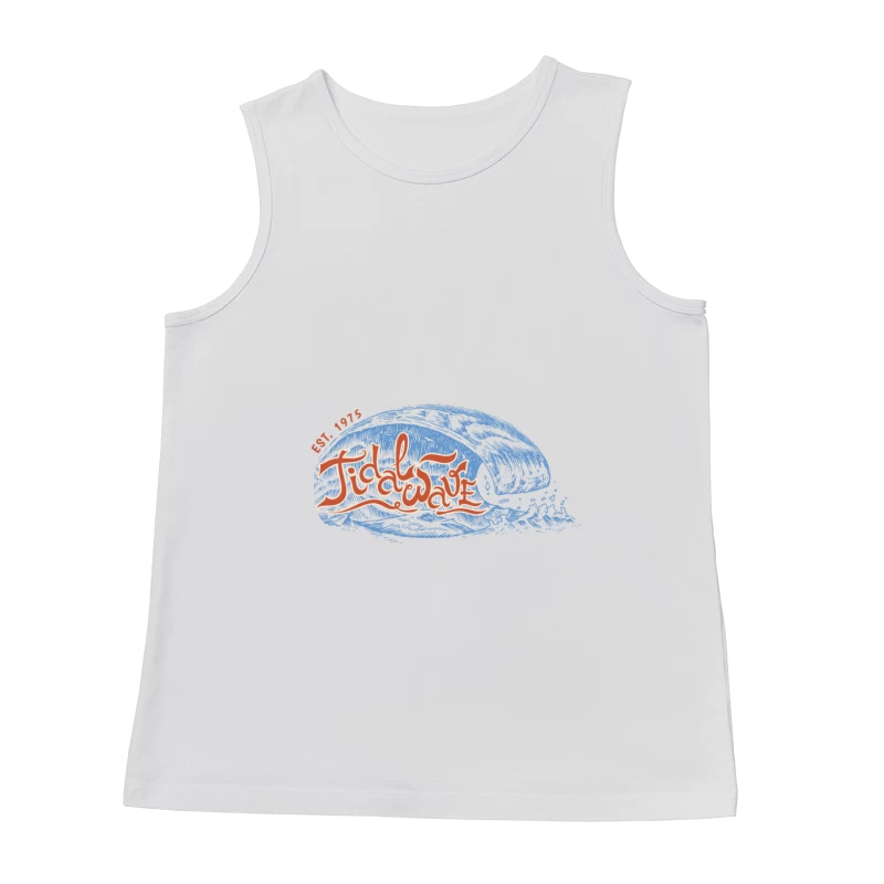 Tidal Wave Logo mit Wasserwelle Herren Tanktops