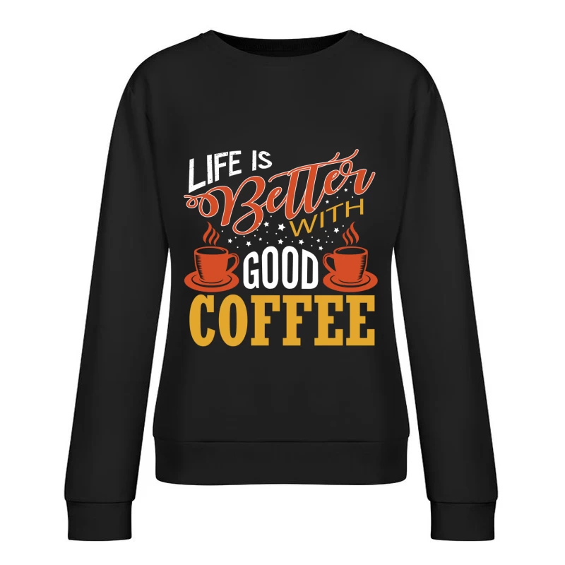 Aimez votre café Femme Sweat-shirt à enfiler